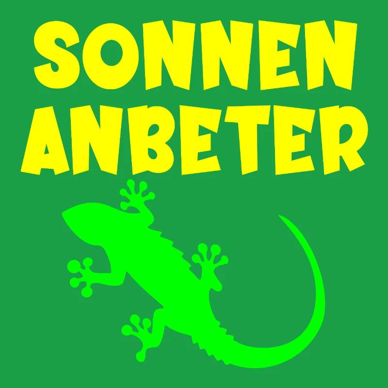 Sonnenanbeter Eidechse - Sommer Sonne