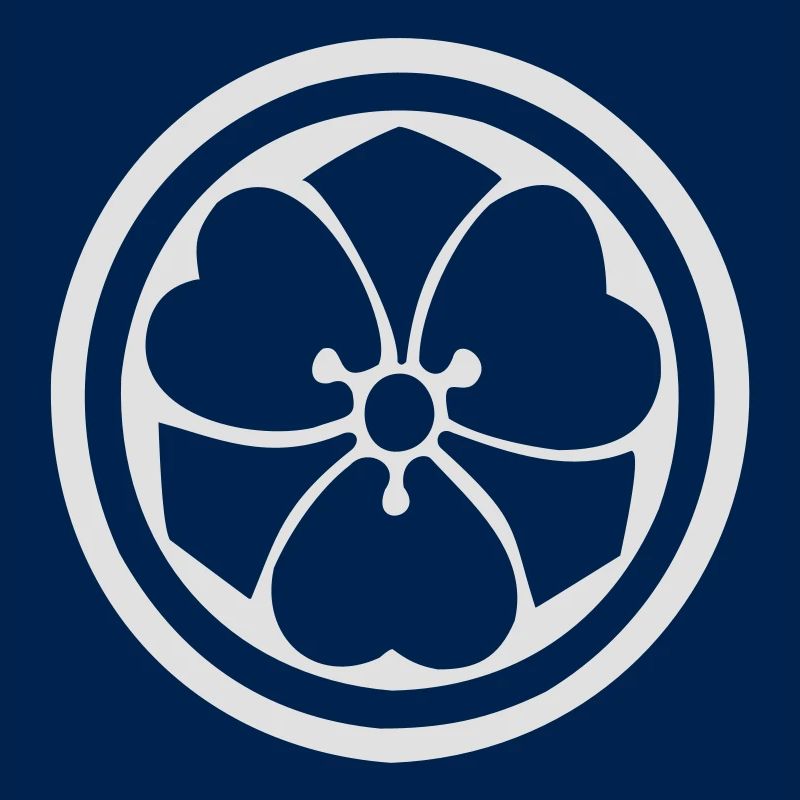 Kreisblüten Emblem Design