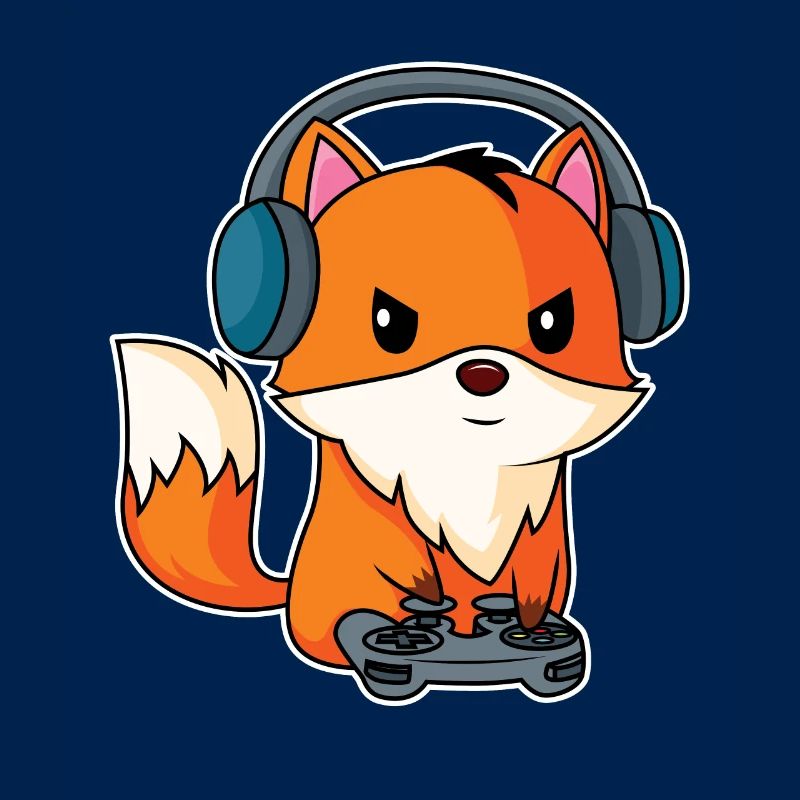 Gaming Fox - Player Fox Design