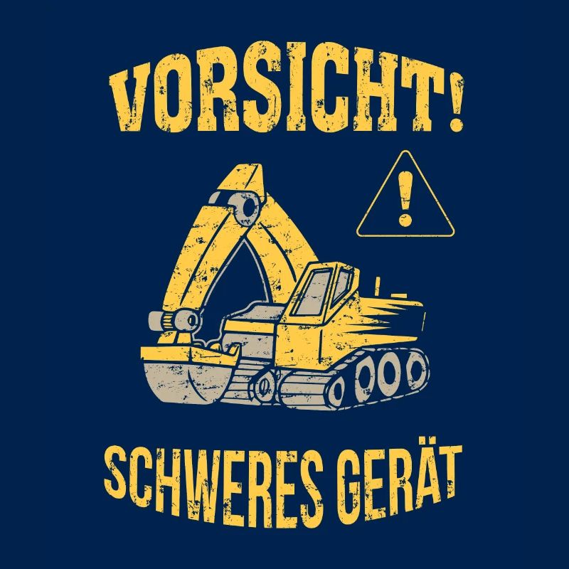 Bagger Baggerfahrer Baugeräteführer Schweres Gerät