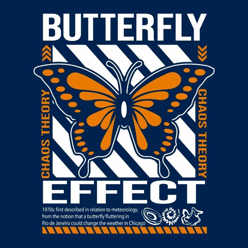 Butterfly Effect Chaos Theory Graphic Tee