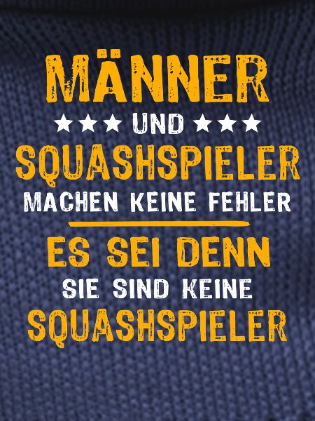 Squashspieler Squash