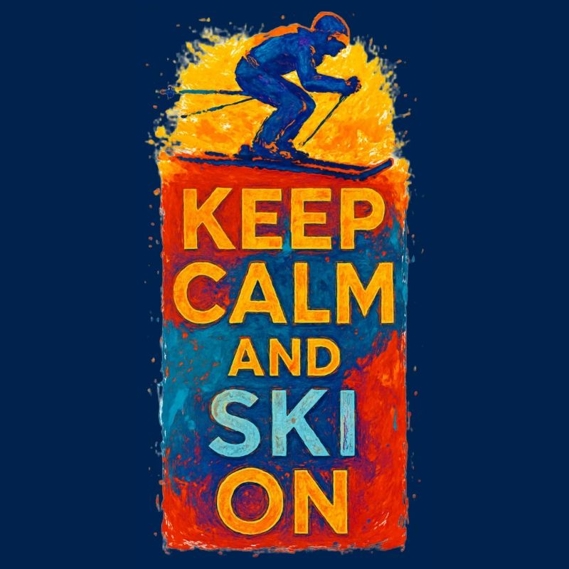 Keep Calm and Ski On