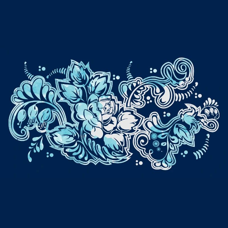 Blue Flower Pattern