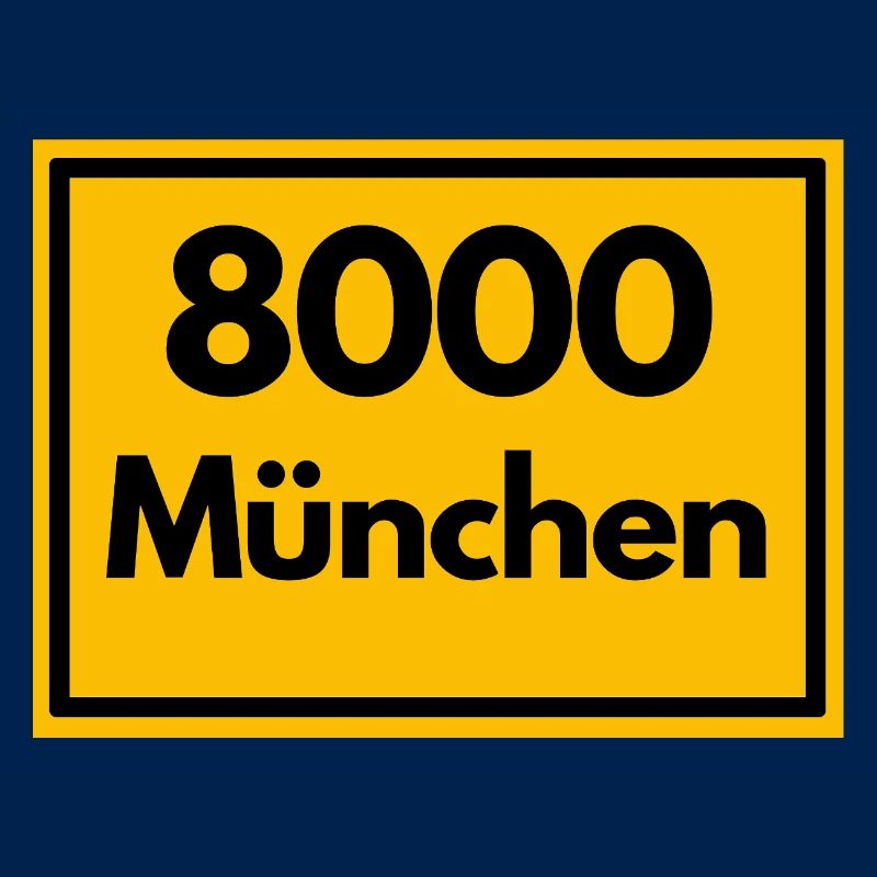 OLD POSTCODE POSTCODE RETRO 8000 MUNICH BAVARIA