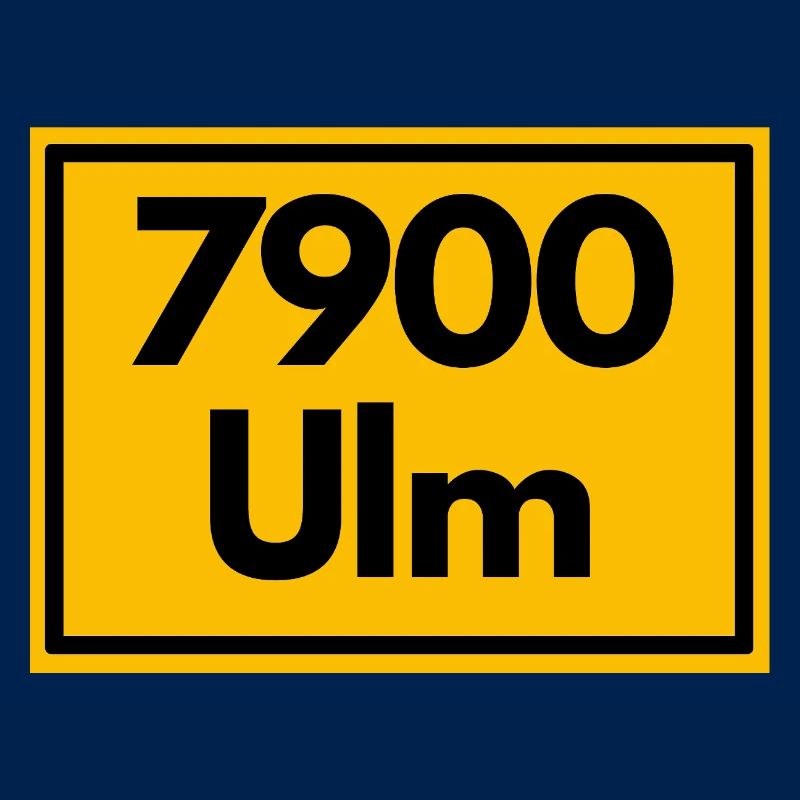OLD POSTCODE POSTCODE RETRO 7900 ULM MÜNSTERSTADT
