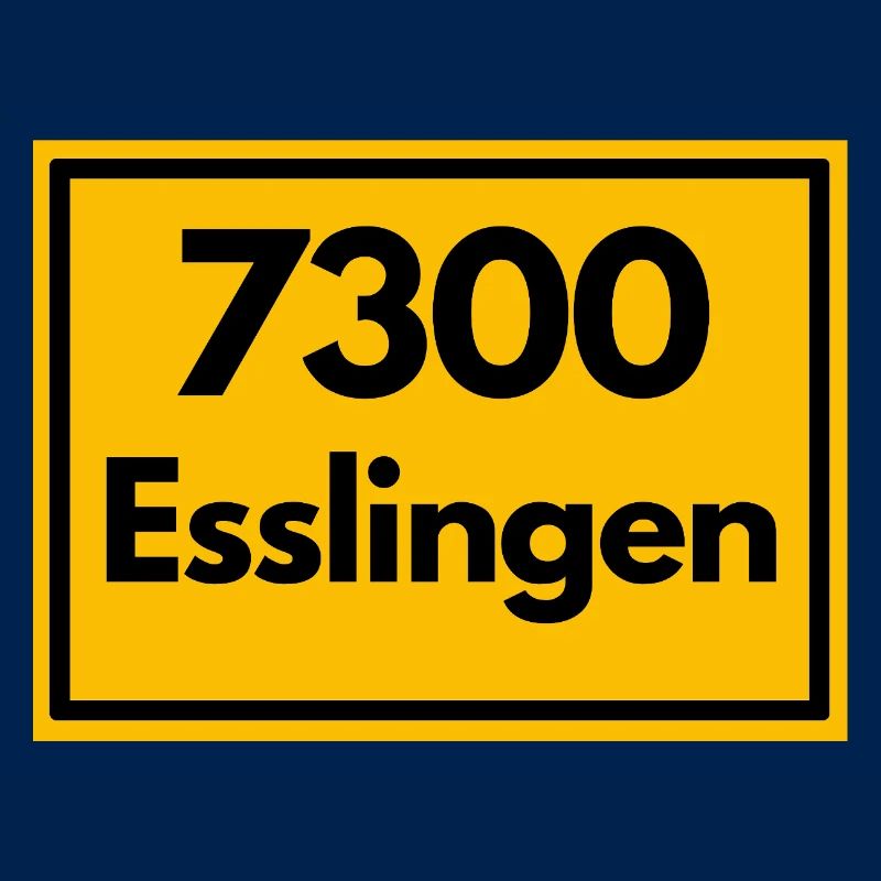 ANCIEN CODE POSTAL RÉTRO 7300 ESSLINGEN SCHABEN