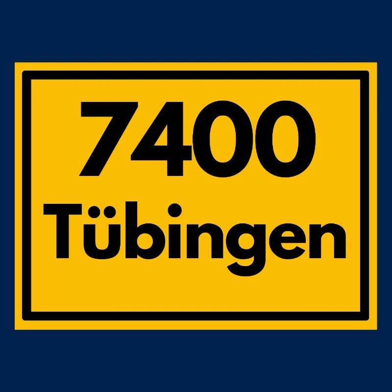 OLD POSTCODE ZIP CODE RETRO 7400 TÜBINGEN - NECKAR