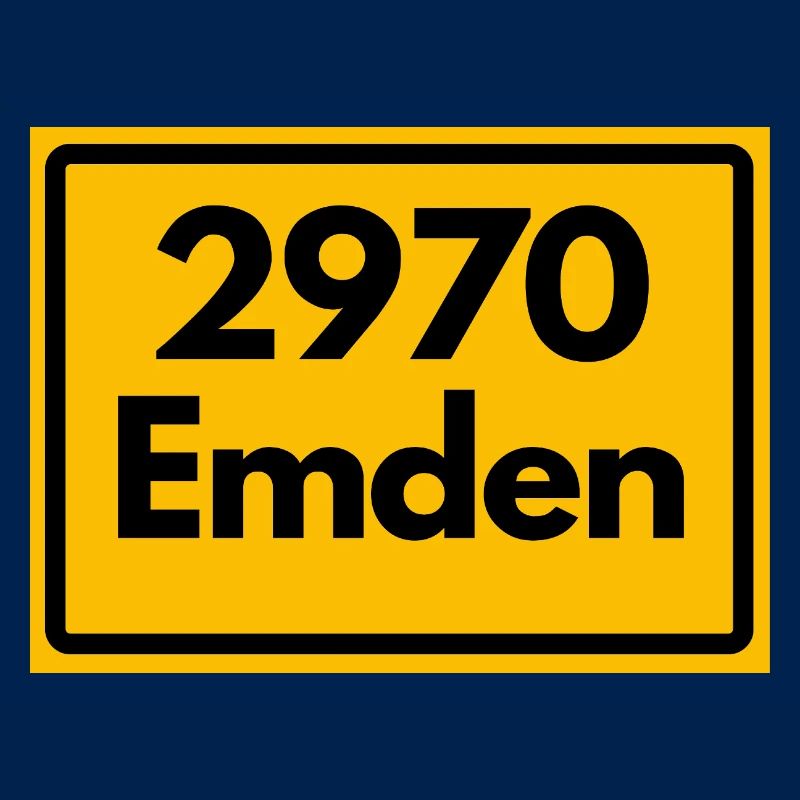 OLD POSTCODE ZIP CODE RETRO ⚓ 2970 Emden Moin moin