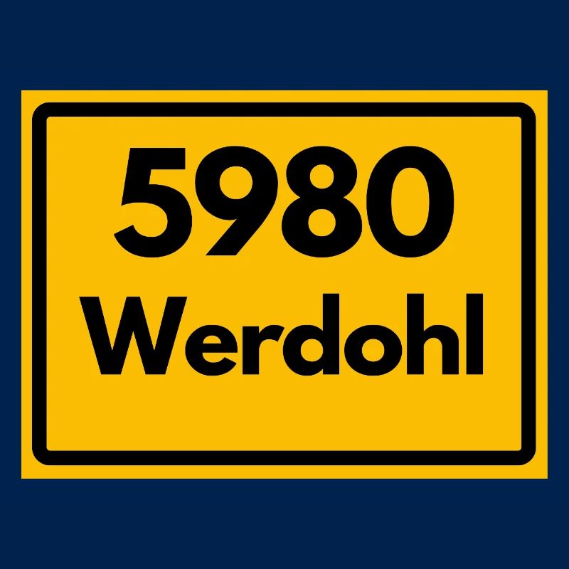 ANCIEN CODE POSTAL RÉTRO 5980 WERDOHL HEIMAT