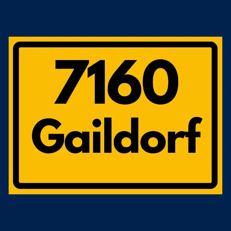 OLD POSTCODE POSTCODE RETRO 7160 GAILDORF HEIMAT