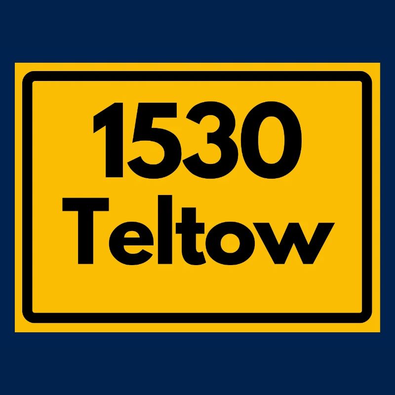 OLD POSTCODE POSTCODE RETRO 1530 TELTOW HEIMAT