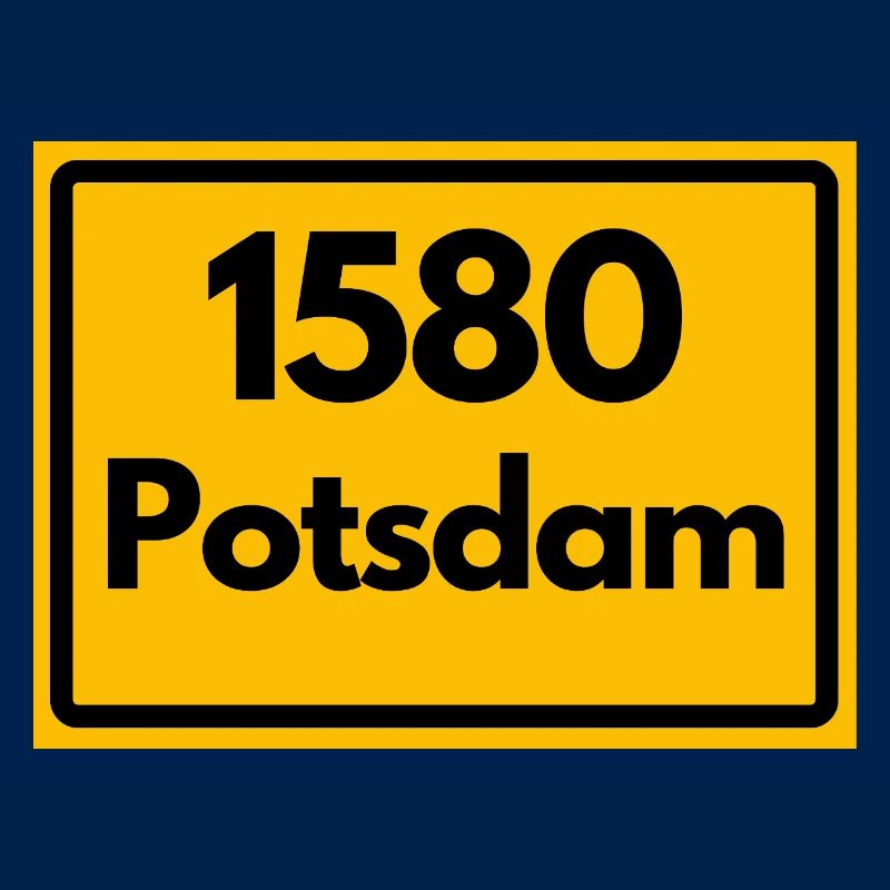 ANCIEN CODE POSTAL RÉTRO 1580 POTSDAM HEIMAT