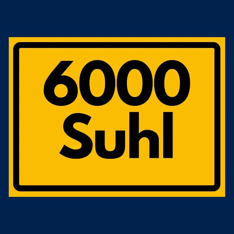 ANCIEN CODE POSTAL 6000 SUHL HEIMATSTOLZ ORIGINAL