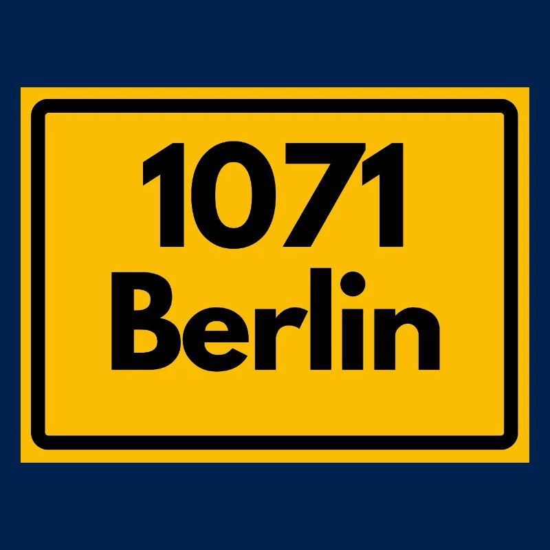 OLD POSTCODE 1071 BERLIN BERLIN OSTALGIE