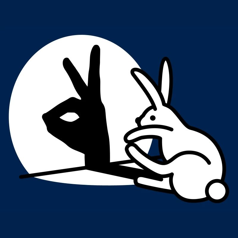 Funny Rabbit Hand Shadow Projection Rabbit