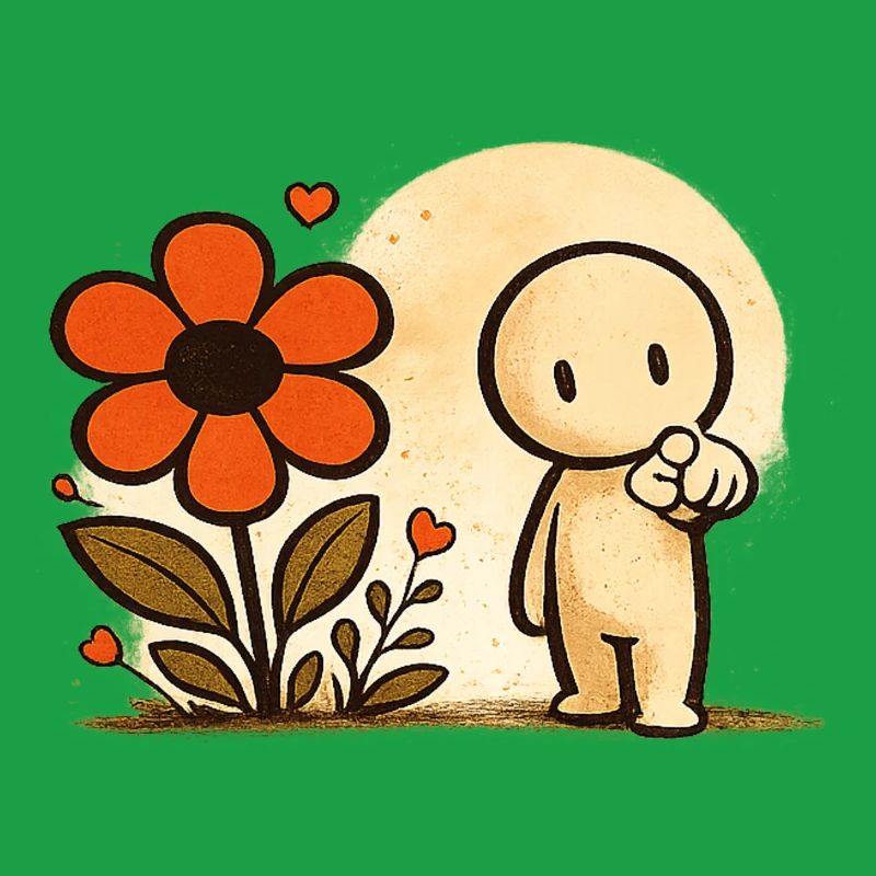 Der kleine Gedanke | Blume