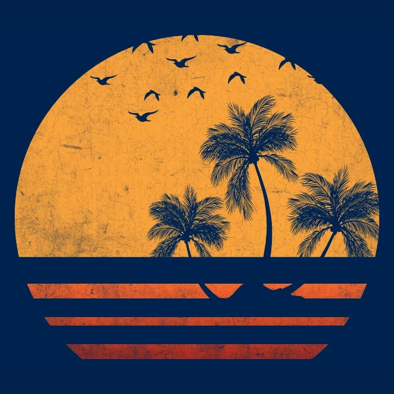 Palm Sunset Silhouette