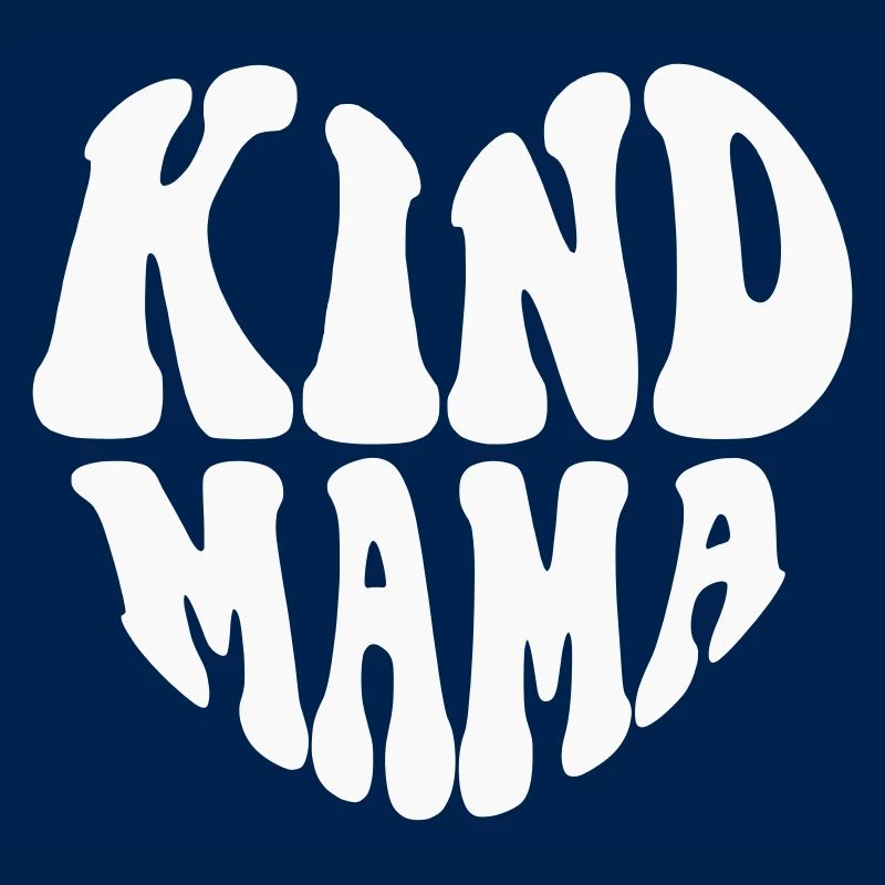 Kind Mama Heart Logo – Anpassbare Farbe