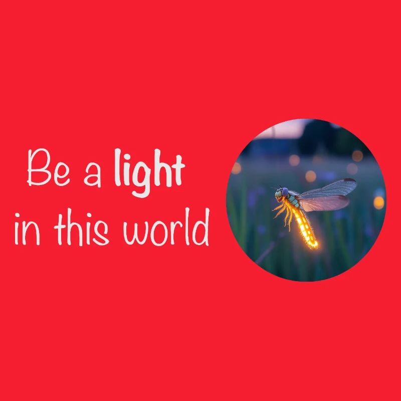 Be a light in this world – fireflies