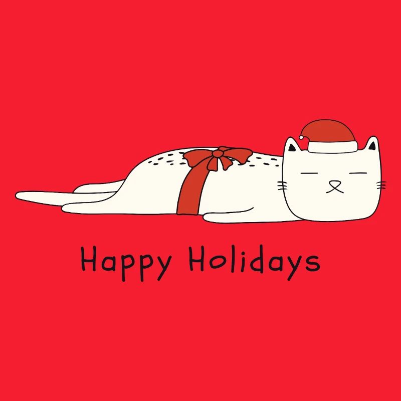 Drôle de chat Noël