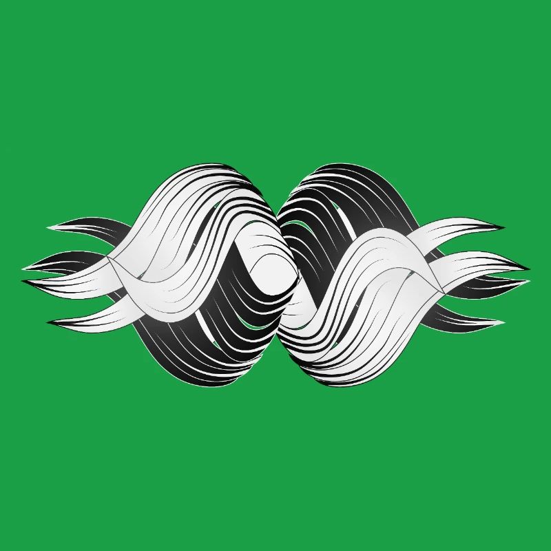 Abstract Shapes – Dynamic Black & White Design