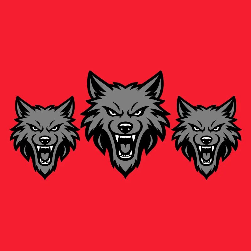 Meute d’équipe de loups