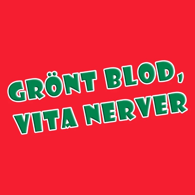 Nerfs blancs sang vert