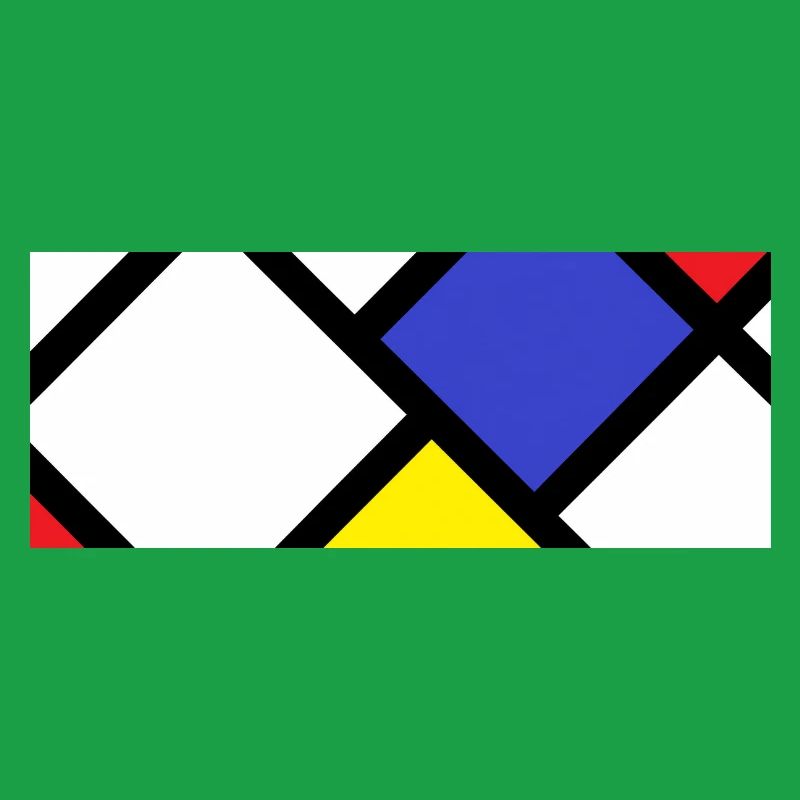 Contre-composition selon « De Stijl »