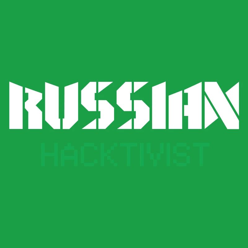 Conception de cybersécurité par hacktiviste russe