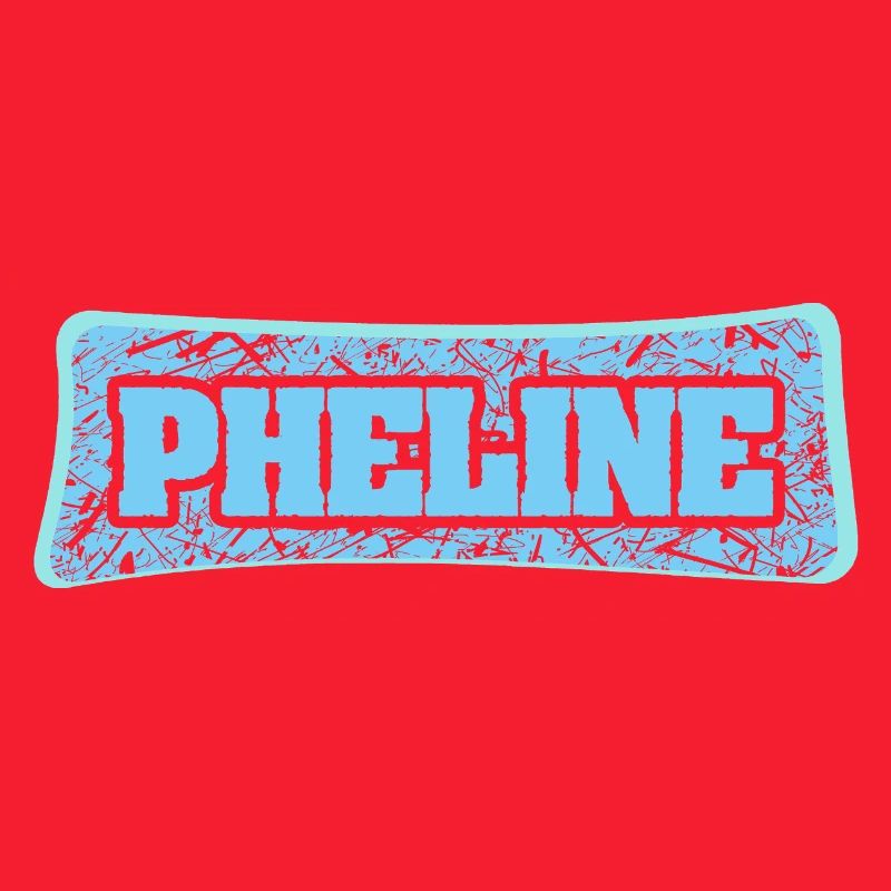 Phline Graffiti Font Blue