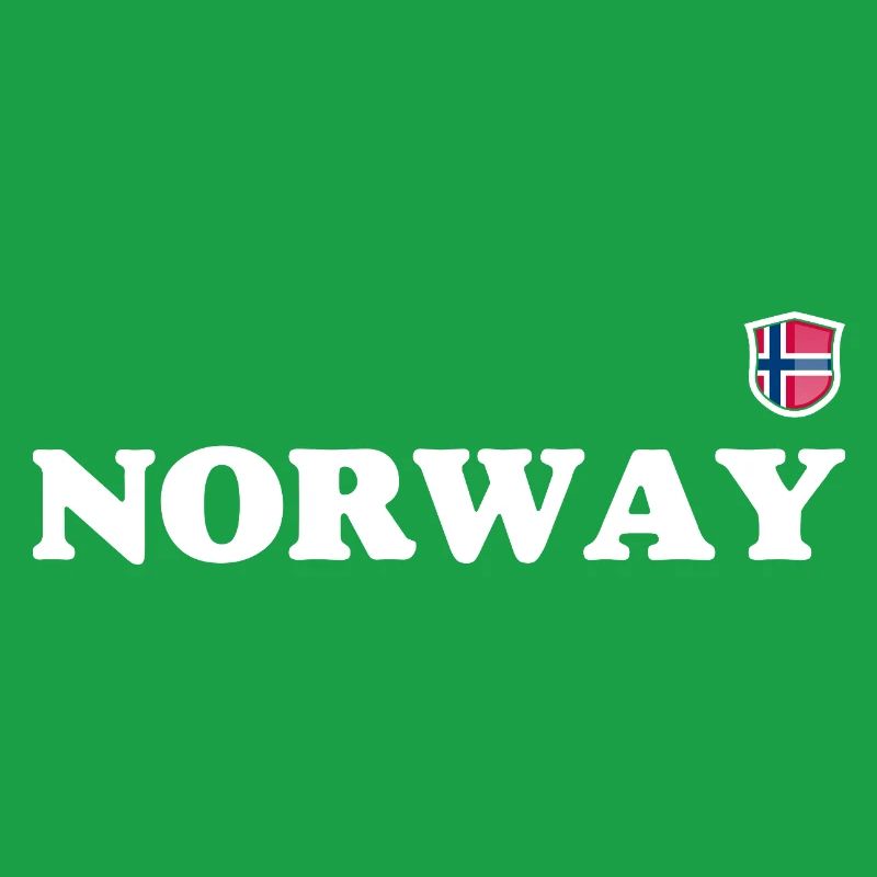 Graphique du drapeau en gras de la Norvège