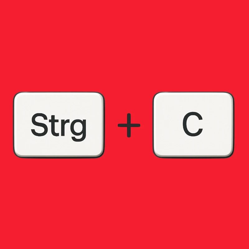 Key Combination Copy Ctrl + C