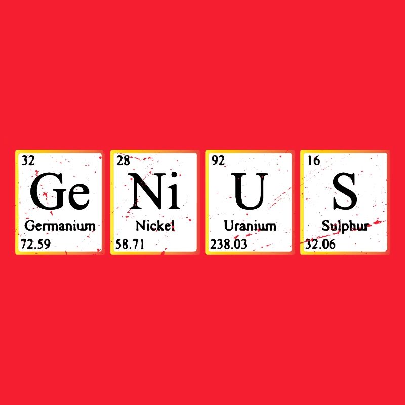 Genius Periodic Table Elements Chemistry