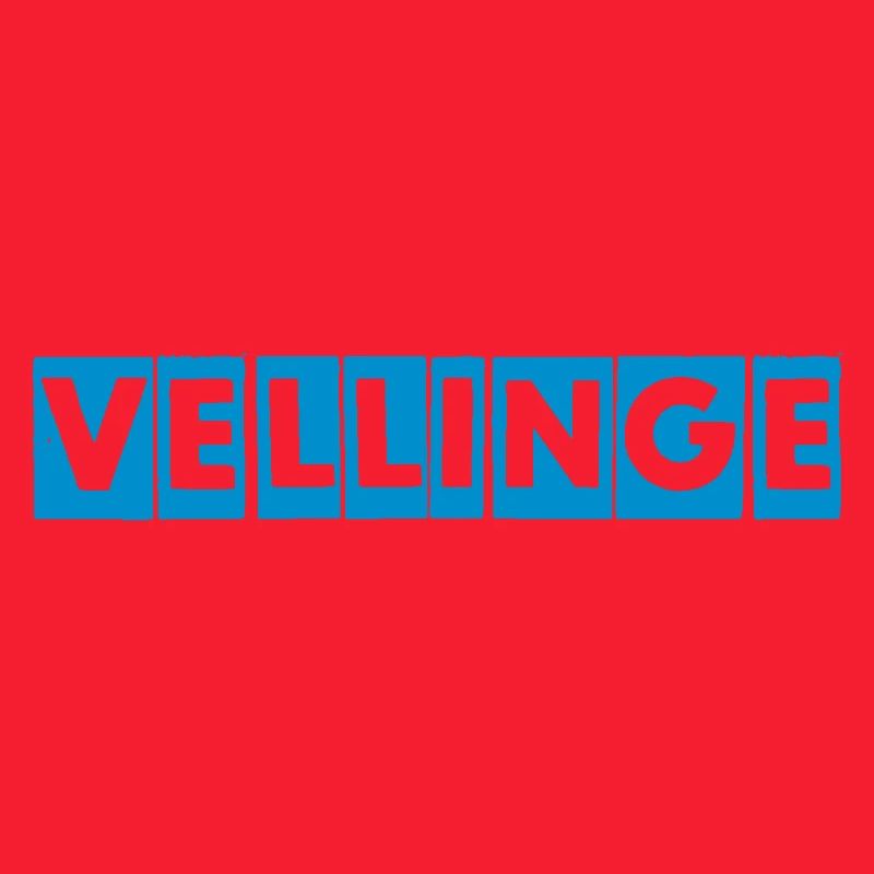 Vellinge – Conception de texte bleu