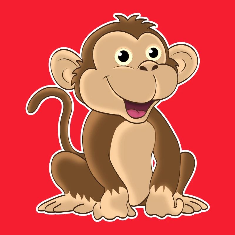 funny monkey - design