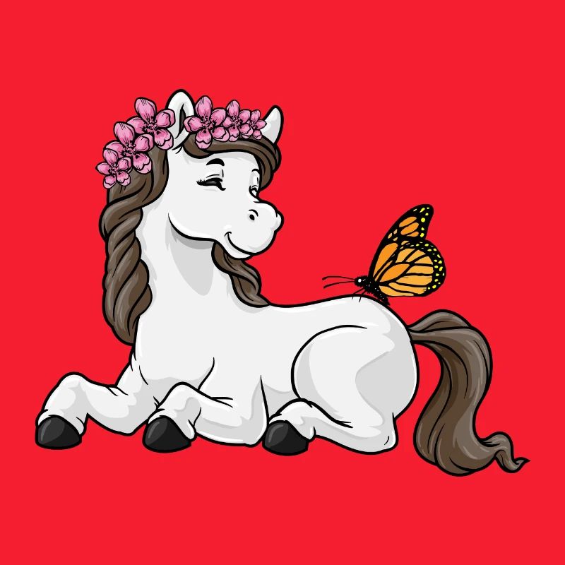 Couronne de fleurs de cheval