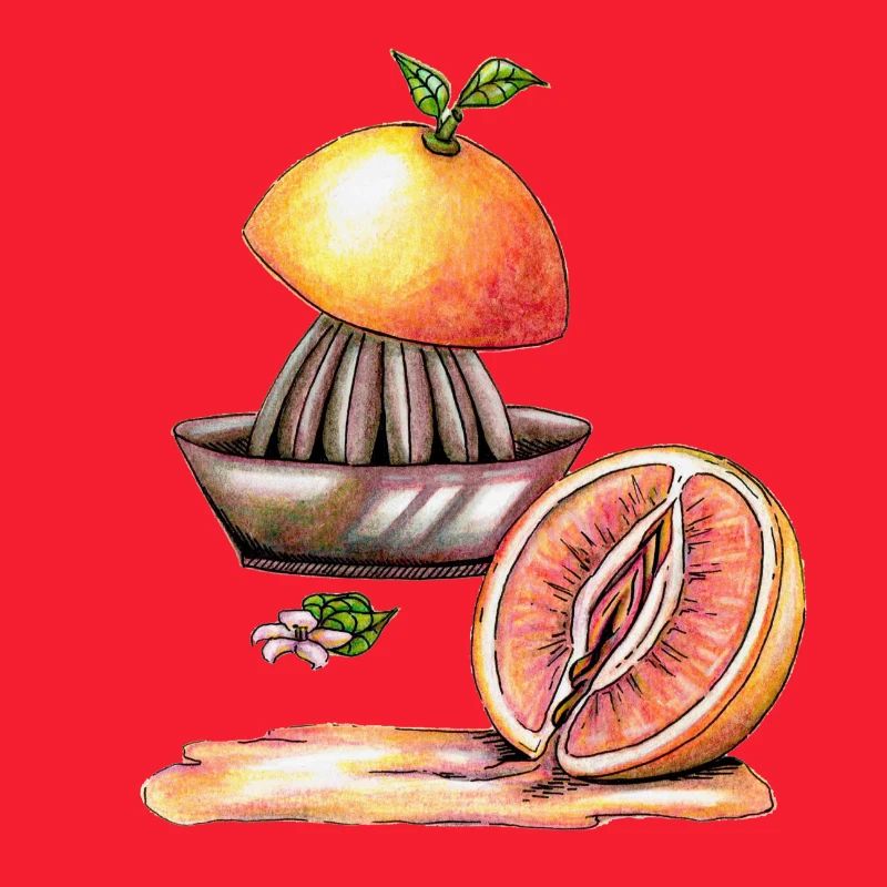 Vulva grapefruit