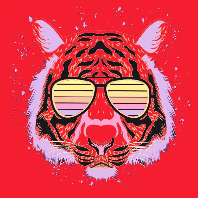 Tiger Psychedelic Eyewear Style