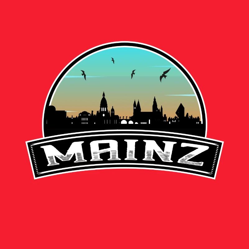 Mainz Germany Skyline German Souvenir