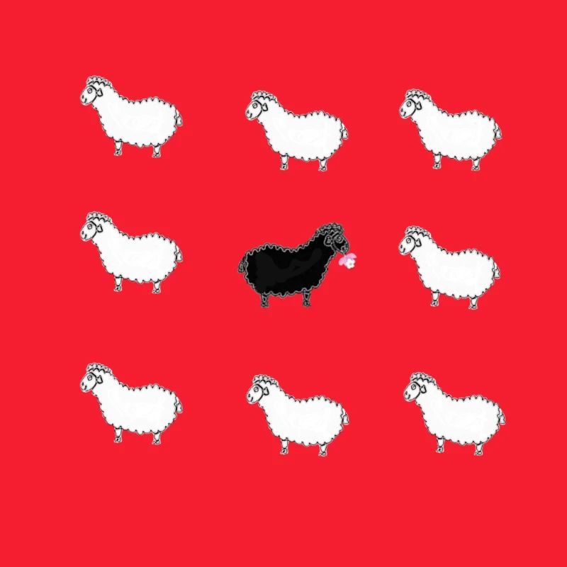 Das Schwarze Schaf.