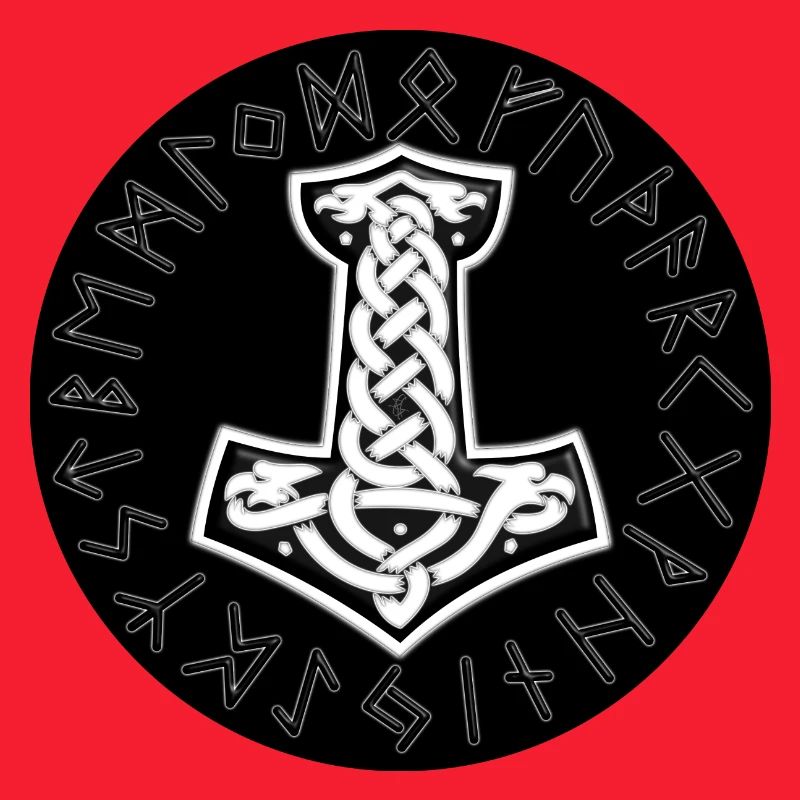 Mjölnir Celtic Runic Knot