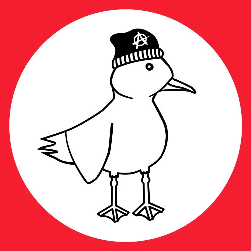 Seagull Anarchy – Vilain Maritime Hipster Art côtier