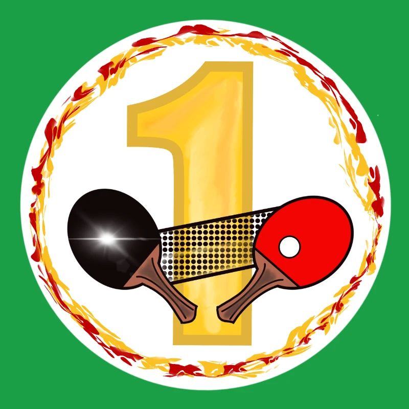 Conception d’anniversaire de tennis de table