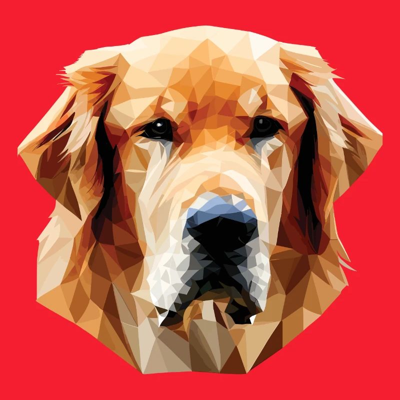 Labrabor Dog Polygon