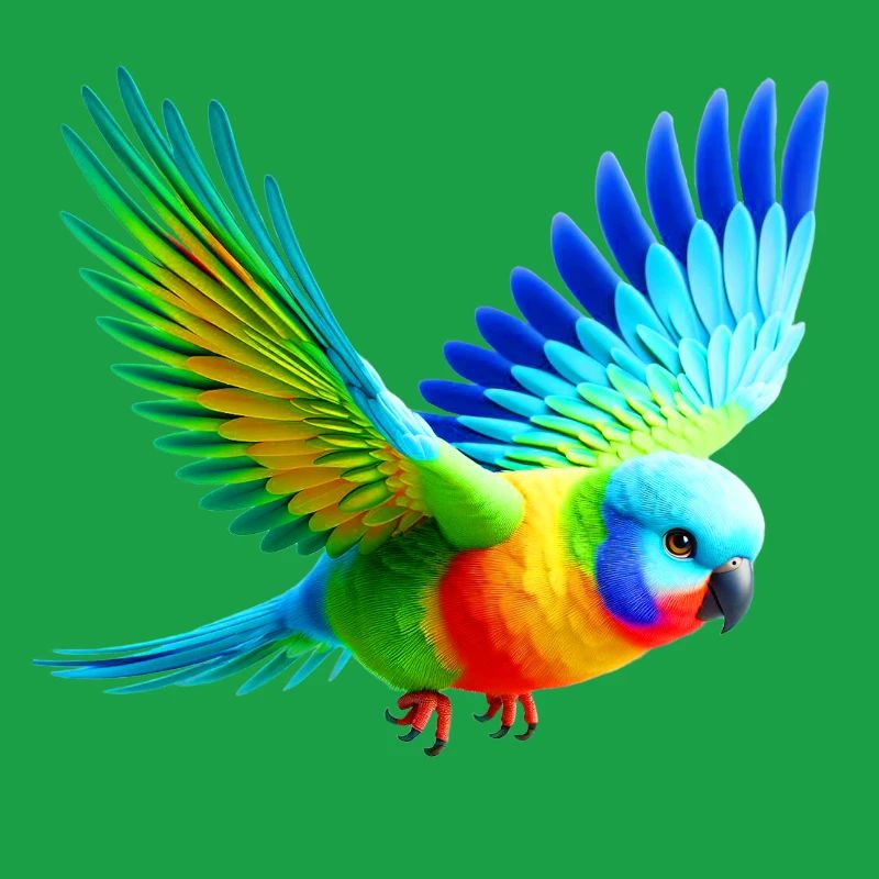 Rainbow Parakeet (03)