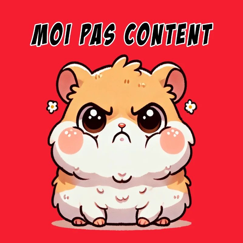 Hamster "Moi pas content"