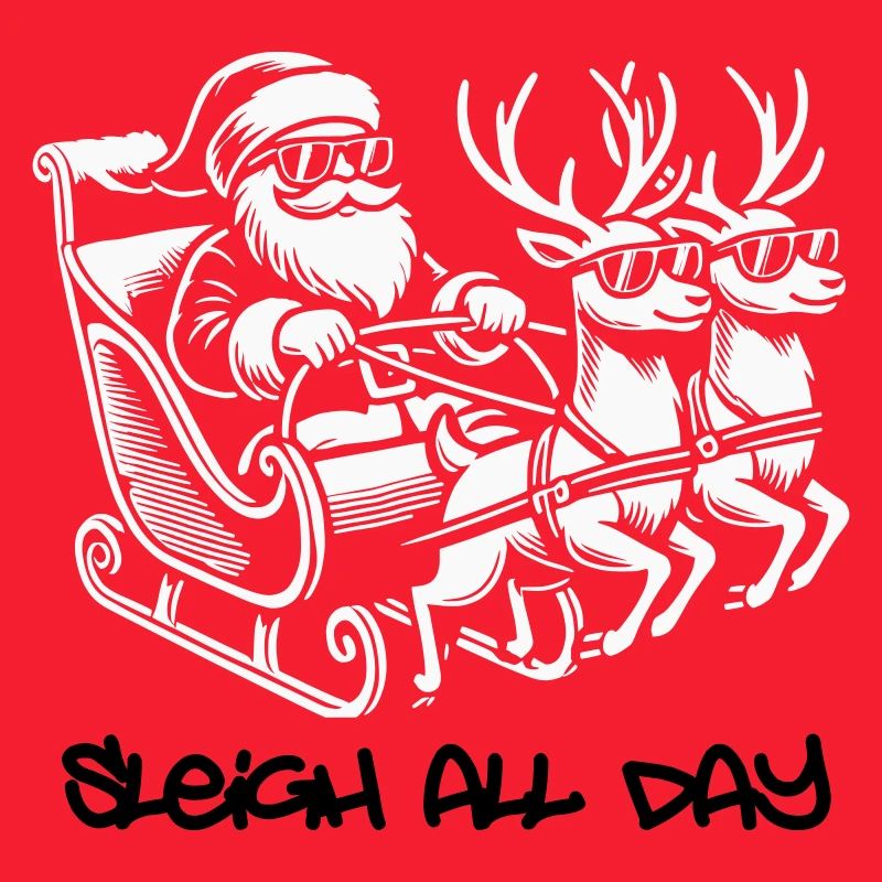 Cooler Santa – Sleigh All Day