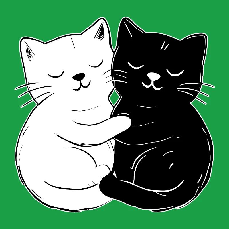 Chats mignons – simples et élégants