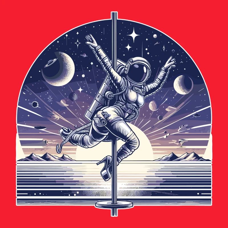Pole dance astronaute Pole Dance cadeau
